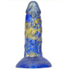 MetallicAnal Gode Fantasy Bulstrix 15 x 5.5cm Bleu-Doré